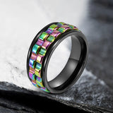 Punk Gear Stainless steel Spinner Ring | Gthic.com