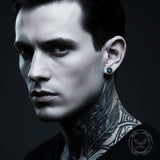 Punk Gem Crown Trendy Stainless Steel Stud Earrings | Gthic.com