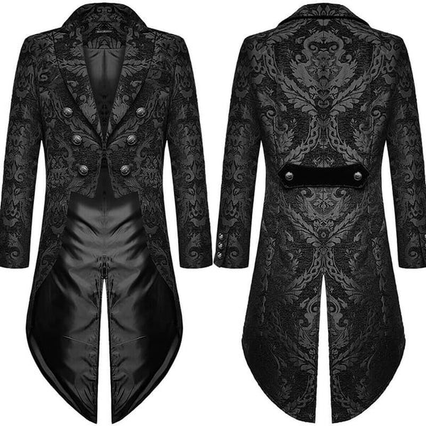 Punk Goth Halloween Brocade Tuxedo Costume | Gthic.com