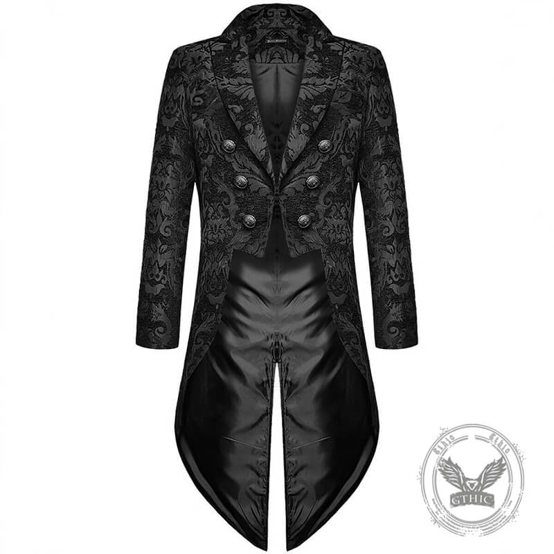 Punk Goth Halloween Brocade Tuxedo Costume | Gthic.com