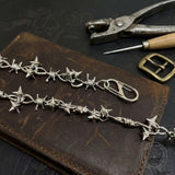 Punk Gothic Meteor Hammer Thorn Alloy Pants Chain