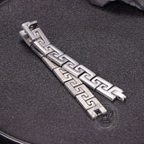 Punk Great Wall Pattern Stainless Steel Bracelet