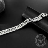Punk Great Wall Pattern Stainless Steel Bracelet