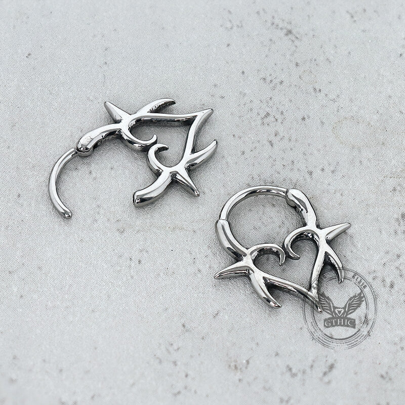 Punk Heart Stainless Steel Nose Ring