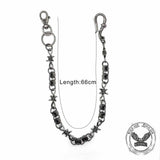 Punk Heavy Duty Hex Nut Alloy Pants Chain