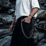 Punk Heavy Duty Hex Nut Alloy Pants Chain | Gthic.com