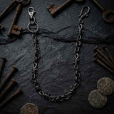 Punk Heavy Duty Hex Nut Alloy Pants Chain