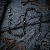 Punk Heavy Duty Hex Nut Alloy Pants Chain