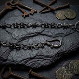 Punk Heavy Duty Hex Nut Alloy Pants Chain