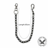 Punk Heavy Duty Hex Nut Alloy Pants Chain