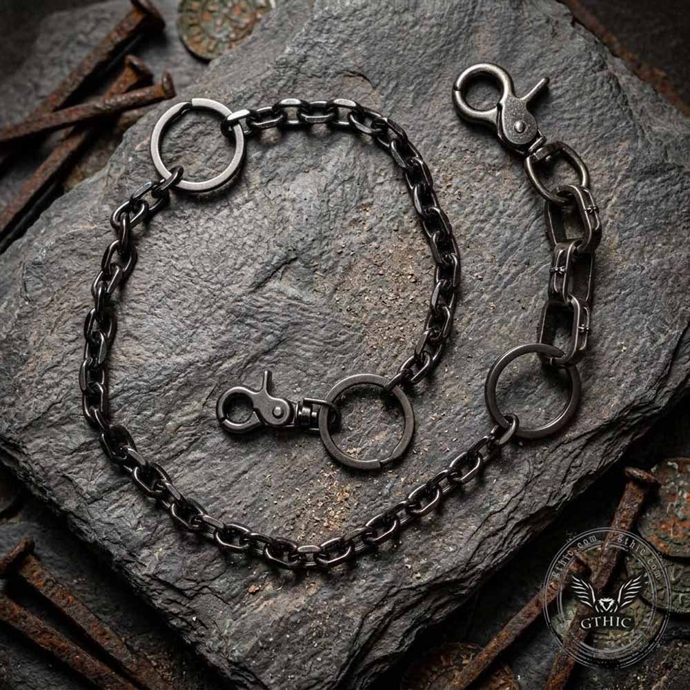 Punk Hip Hop Gun Color Alloy Pants Chain