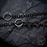 Punk Hip Hop Gun Color Alloy Pants Chain