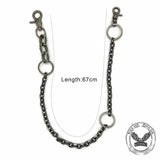 Punk Hip Hop Gun Color Alloy Pants Chain