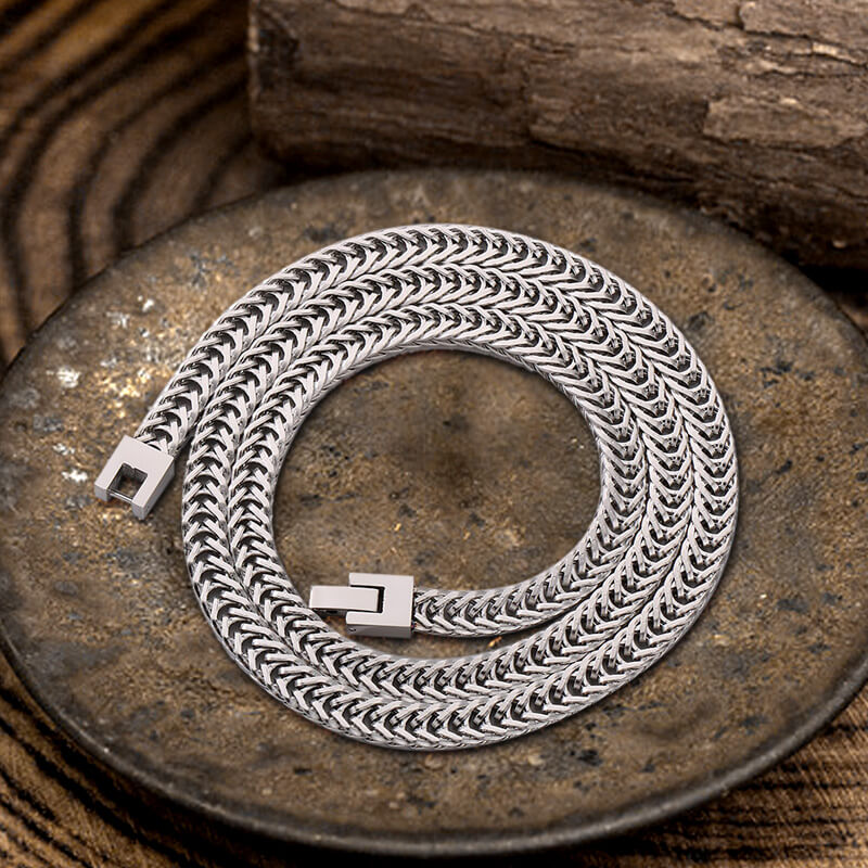 Punk Keel Chain Jewelry Buckle Stainless Steel Necklace | Gthic.com