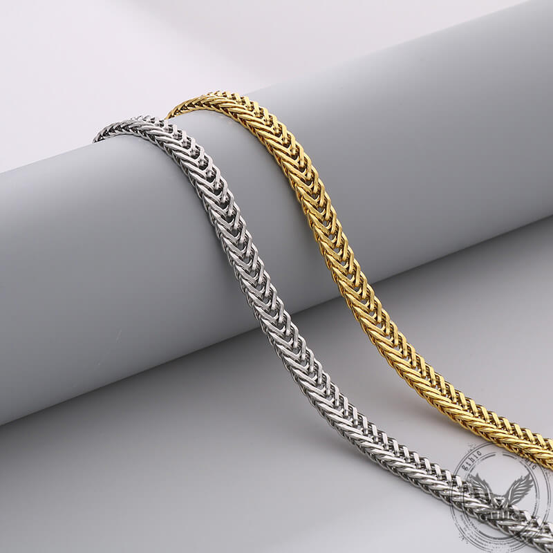 Punk Keel Chain Jewelry Buckle Stainless Steel Necklace | Gthic.com