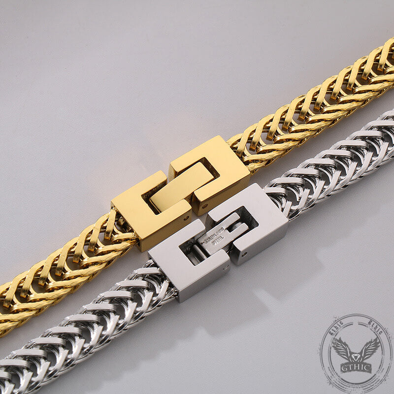 Punk Keel Chain Jewelry Buckle Stainless Steel Necklace | Gthic.com