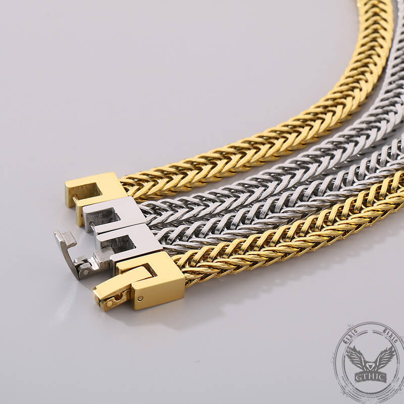 Punk Keel Chain Jewelry Buckle Stainless Steel Necklace | Gthic.com