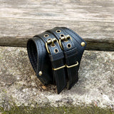 Punk Leather Wristband Bracelet | Gthic.com