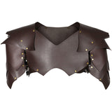 Punk Medieval Knight Leather Shoulder Armor Top