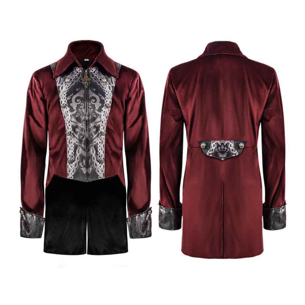 Punk Medieval Lapel Tailcoat Halloween Costume | Gthic.com