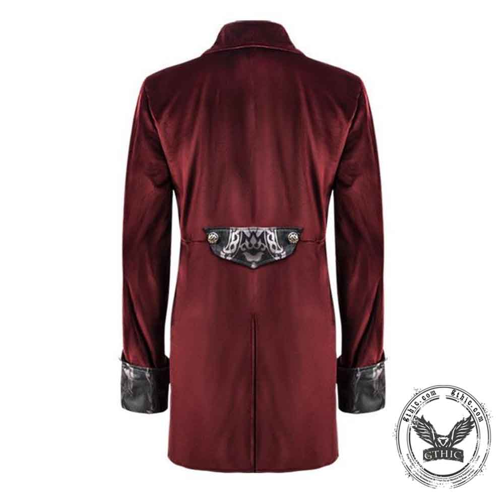 Punk Medieval Lapel Tailcoat Halloween Costume