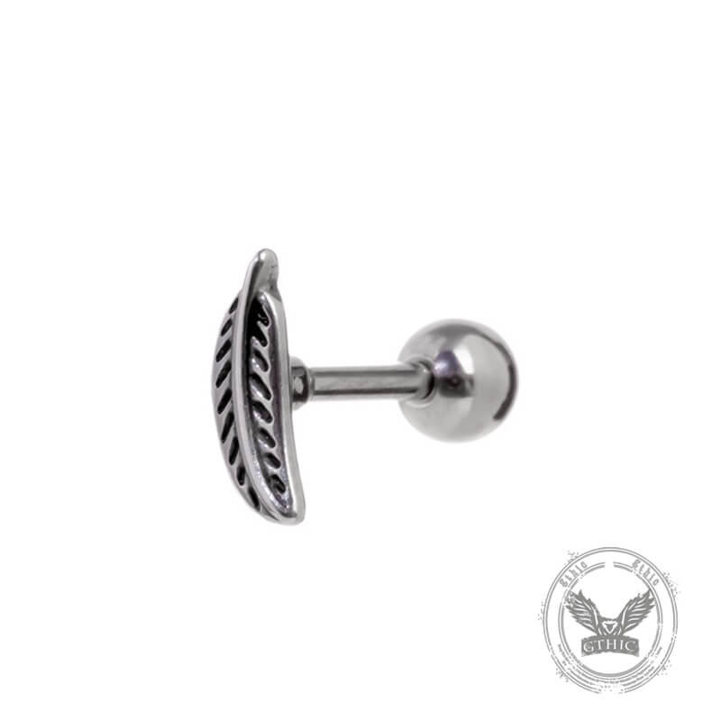 Punk Multi-Style Skull Heart Stainless Steel Earrings Set