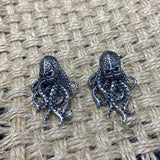 Punk Octopus Stainless Steel Animal Earrings 03 | Gthic.com