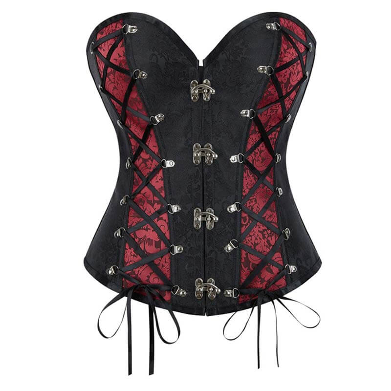 Punk Retro Lace-Up Court Corset 01 | Gthic.com