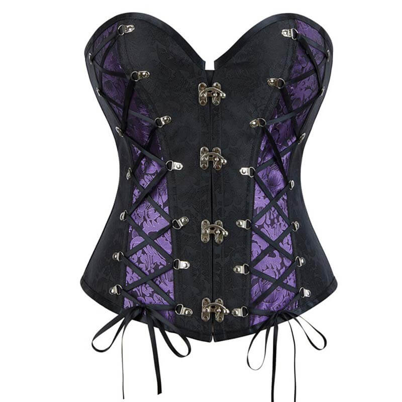 Punk Retro Lace-Up Court Corset 03 | Gthic.com