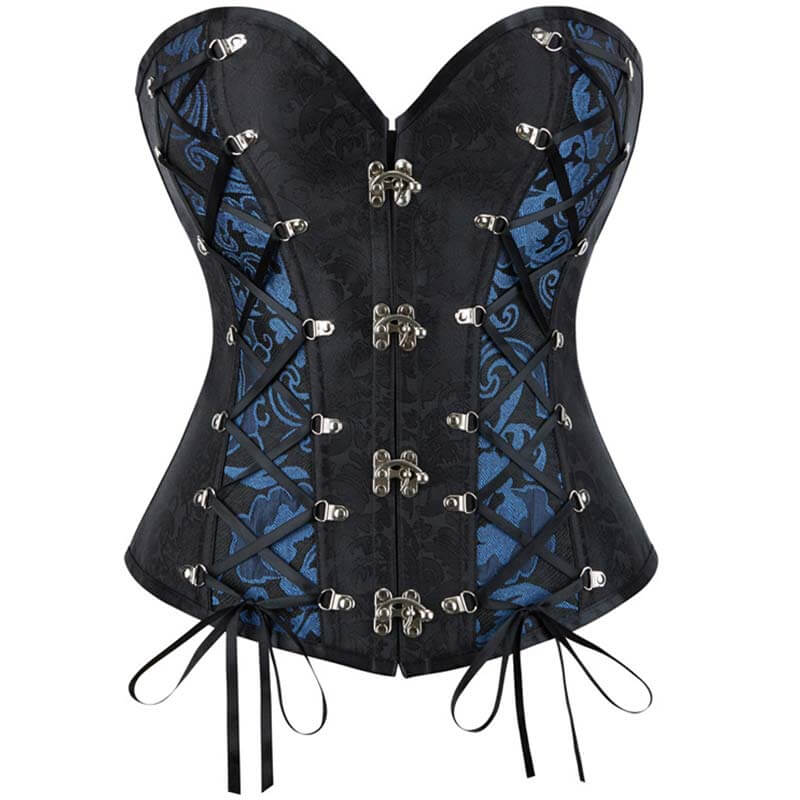 Punk Retro Lace-Up Court Corset 02 | Gthic.com