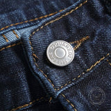 Punk Distressed Cotton Men's Skinny Pants