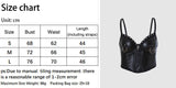 Punk Rivet Studded Slim Y2K PU Leather Camisole