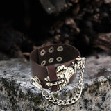 Punk Skeleton Hand Alloy Bracelet | Gthic.com