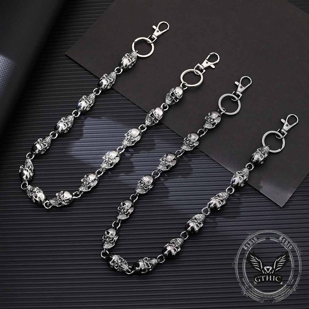 Punk Skull Head Alloy Biker Pants Chain | Gthic.com