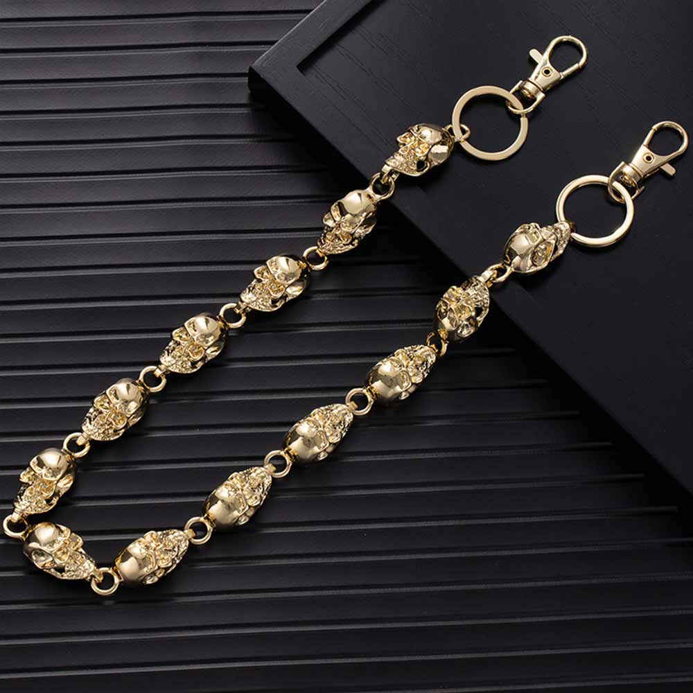 Punk Skull Head Alloy Biker Pants Chain