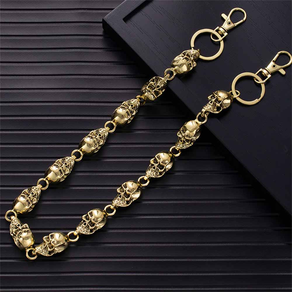 Punk Skull Head Alloy Biker Pants Chain