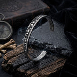 Punk Skull Head Stainless Steel Open Bracelet