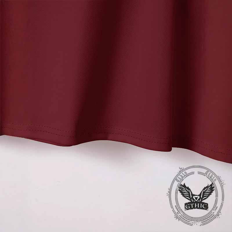 Punk Skull Pirate Print Short Sleeve Polo Shirt