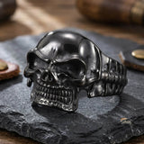 Punk Skull Skeletal Joints Stainless Steel Open Bracelet