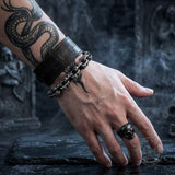 Punk Skull Stainless Steel Bracelet | Gthic.com