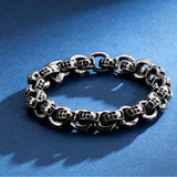 Punk Skull Stainless Steel Bracelet | Gthic.com