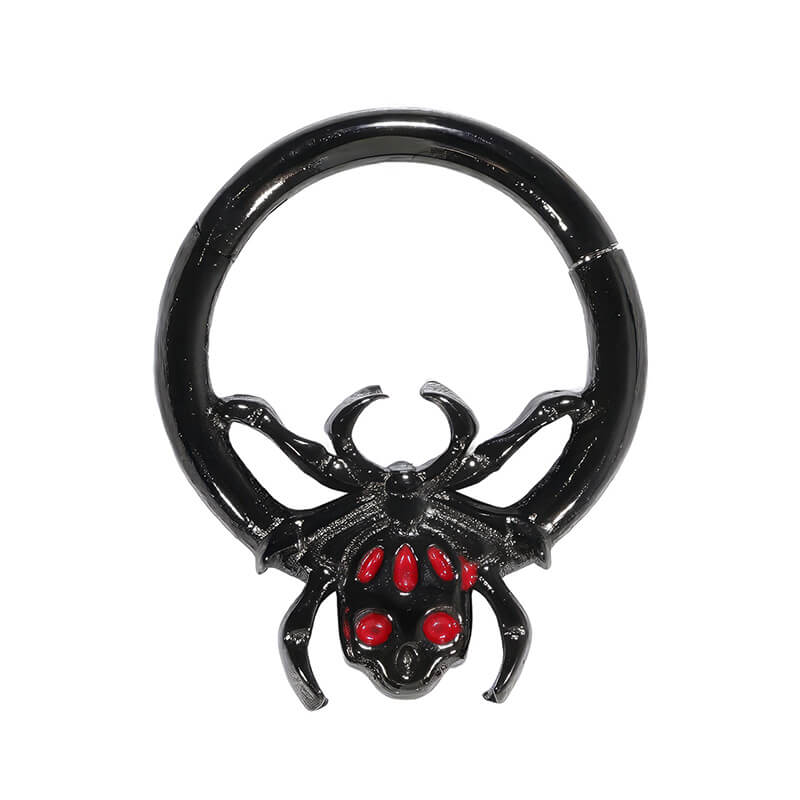 Punk Spider Nose Ring Stainless Steel Piercing