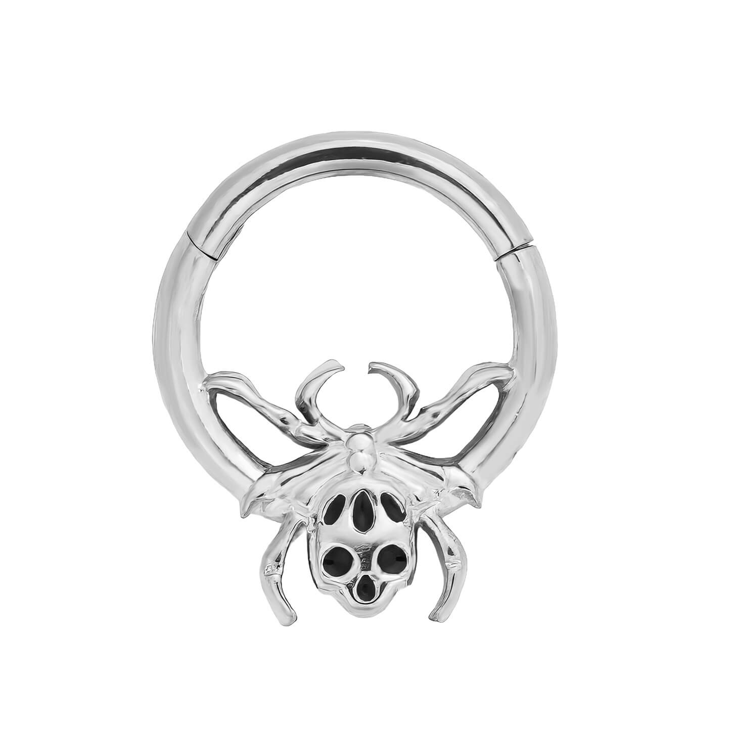 Punk Spider Nose Ring Stainless Steel Piercing