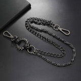 Punk Spiked Double-Chain Alloy Pants Chain