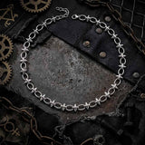 Punk Spiked Thorn Chain Stainless Steel Bracelet | Gthic.com