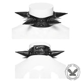 Punk Spikes PU Leather Choker Necklace | Gthic.com