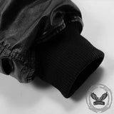 Punk Style Stand-Collar PU Leather Motorcycle Jacket