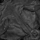 Punk Style Stand-Collar PU Leather Motorcycle Jacket