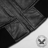 Punk Style Stand-Collar PU Leather Motorcycle Jacket