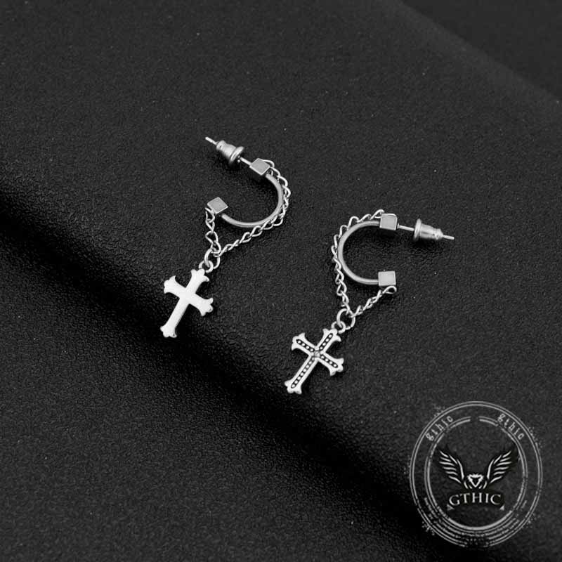 Pendientes Animales Serpiente Enrollada Acero Inoxidable